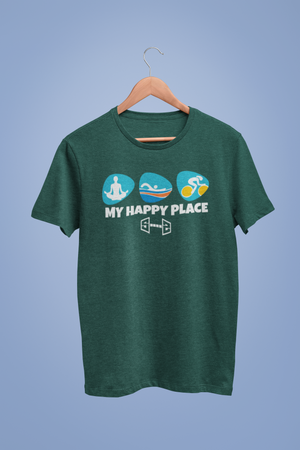 My Happy Place Green Tshirt