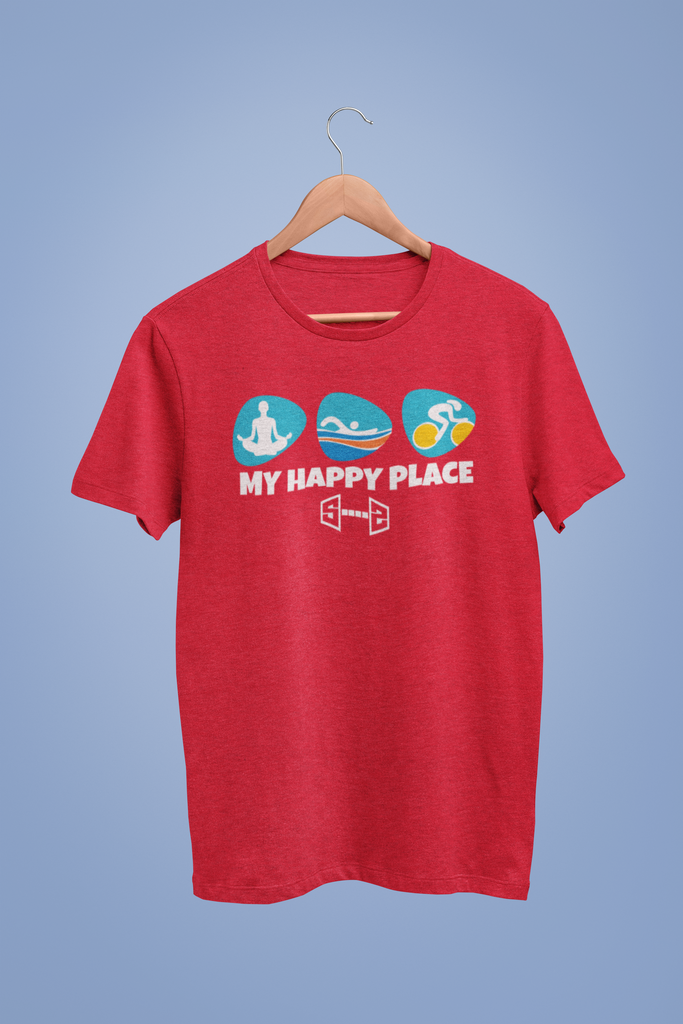 My Happy Place Red Tshirt