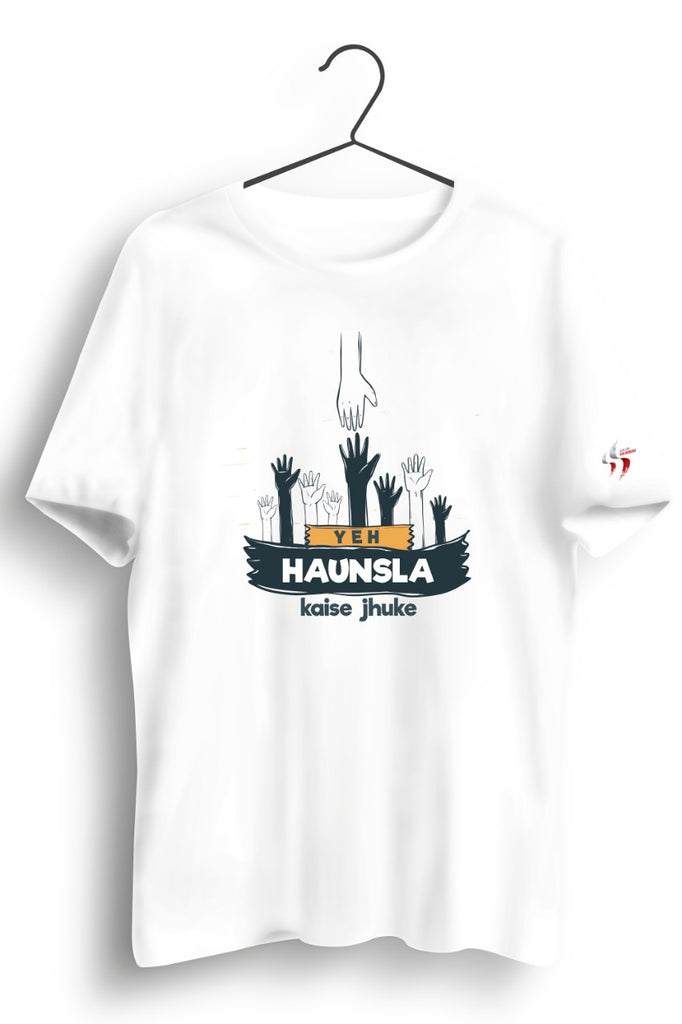 Yeh Haunsla White Tshirt