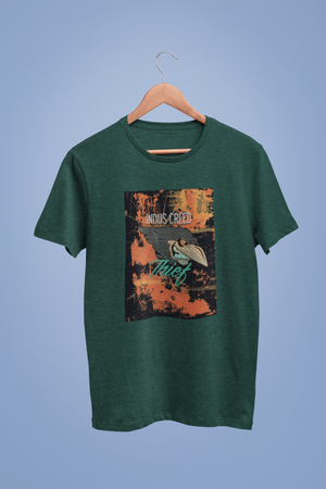 Indus Creed Thief Graphic Green Tshirt