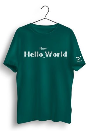 Hello New World Green Tshirt