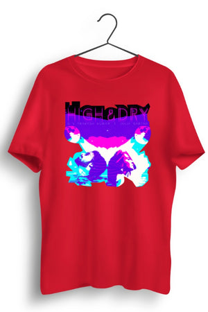High and Dry Graphic Printed Red Tee