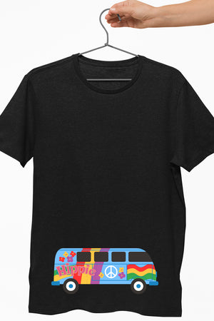 Hippie Van Black Tshirt