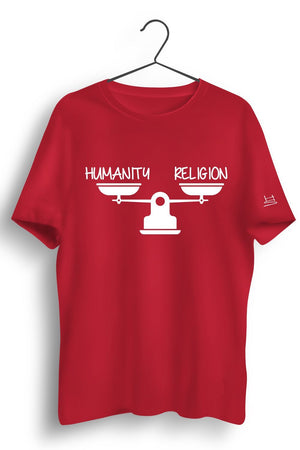 Humanity Religion Graphic Printed Tshirt