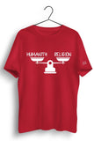 Humanity Religion Graphic Printed Tshirt