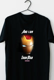 I Am Iron Man - Tribute To The Avengers Superhero. Black Tee