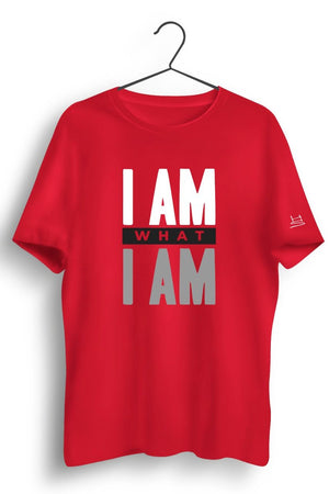 I Am What I Am Graphic Printed Tshirt