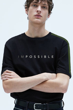 IMPOSSIBLE Premium Black Tee
