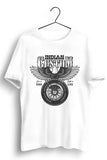 Indian Custom Motorcycle White Tshirt