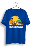 Jugalbandi Graphic Printed Blue Tshirt