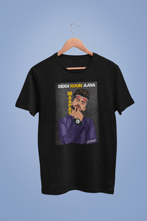 MZee Bella Dekh Koun Aaya Black T-Shirt