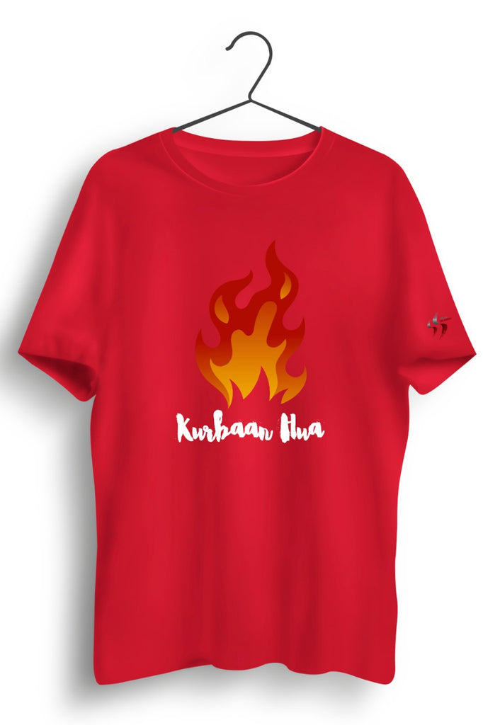 Kurbaan Hua Red Tshirt