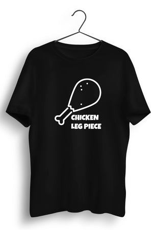 Chicken Leg Piece Black Tshirt