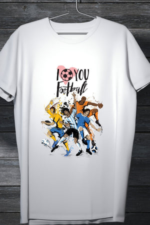 I Love Football - The Fan Of The Sports T-Shirt
