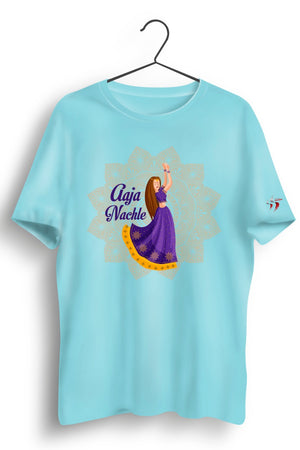 Aaja Nachle Sky Blue Tshirt