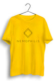 Nemophilis Yellow Tee with Black Print