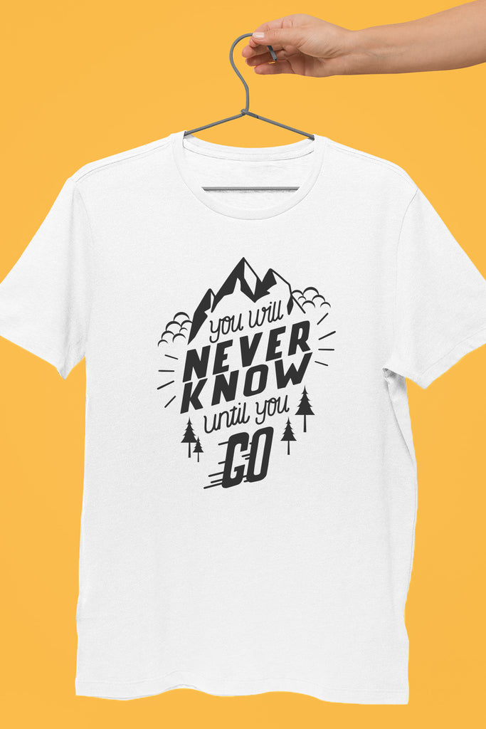 You Will Never Know White Tshirt