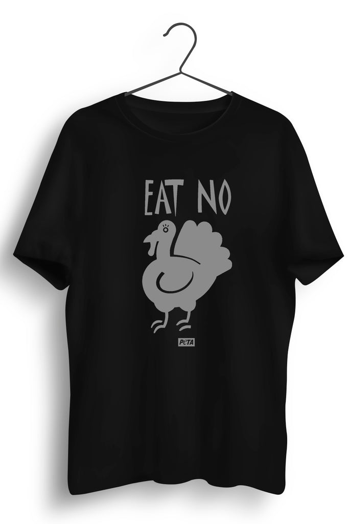 Eat No Chicken Black Tshirt