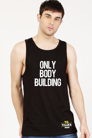 Only Body Building Black Vest