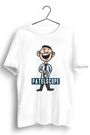 Patelscope Laughing Man White Tshirt