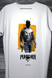 The Punisher - Marvel Cinematic Universe - Comic Style Printed T-Shirt