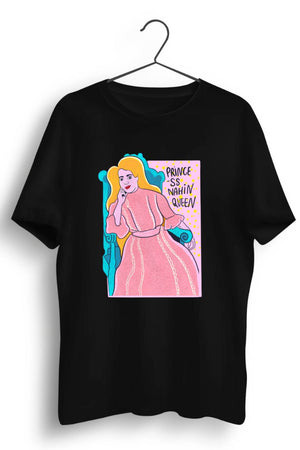 Queen Graphic Printed Black Tshirt