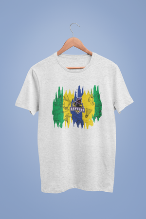 Bengaluru Raptors Green and Yellow Graphic White Tshirt