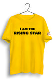 I am the Rising Star Yellow Graphic T-shirt