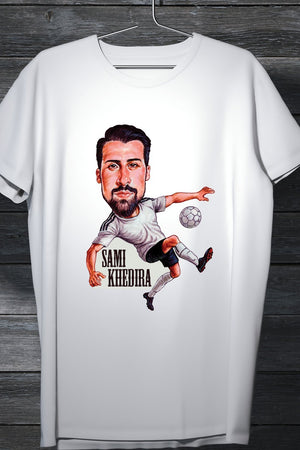 Sami Khedira - Germany And Juventus Football Club Player Fan Tee White