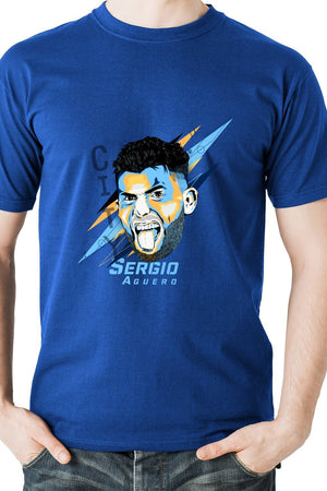 Sergio Aguero - Striker For Premier League Club Manchester City And The Argentine National Team