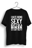 Hate Being Sexy Black Biker Tshirt