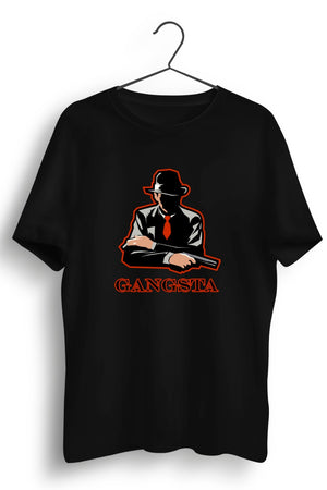 Shooting Gangster Black Tshirt
