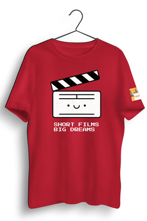 Short Film Big Dreams Red Graphic T-shirt
