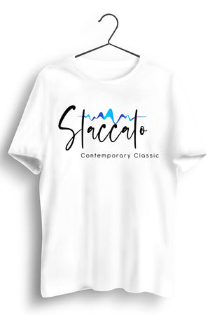 Staccato Logo White Tshirt