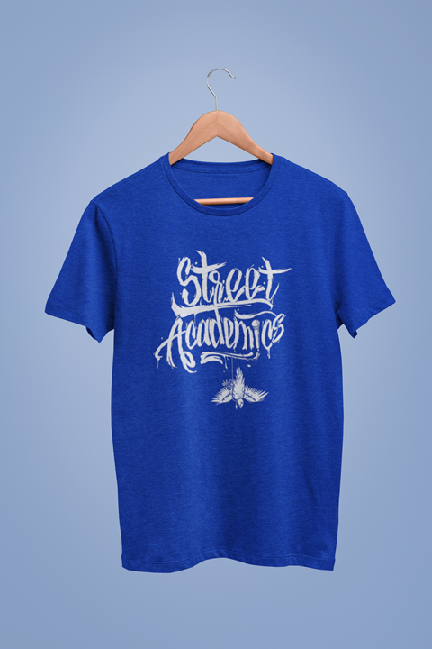 Street Academics Logo Blue Tshirt