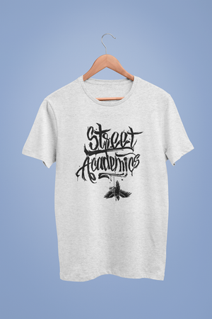 Street Academics Logo White Tshirt