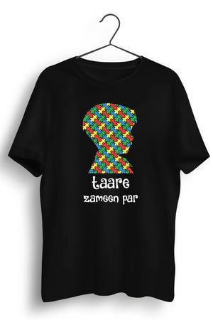 Taaren Zameen Par Graphic Printed Black Tshirt