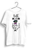 Talk Like A Pirate Graphic Printed White T-shirt