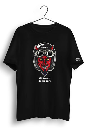 Till Death Black Biker Tshirt
