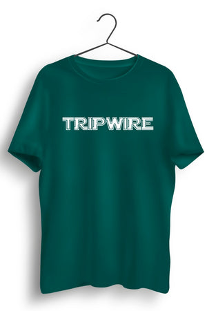 Tripwire Graphic Printed Green Tee
