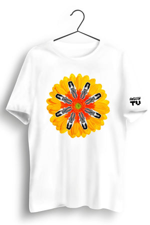 TU Graphic Printed White Tee