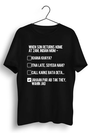 When Son Returns Black Tshirt