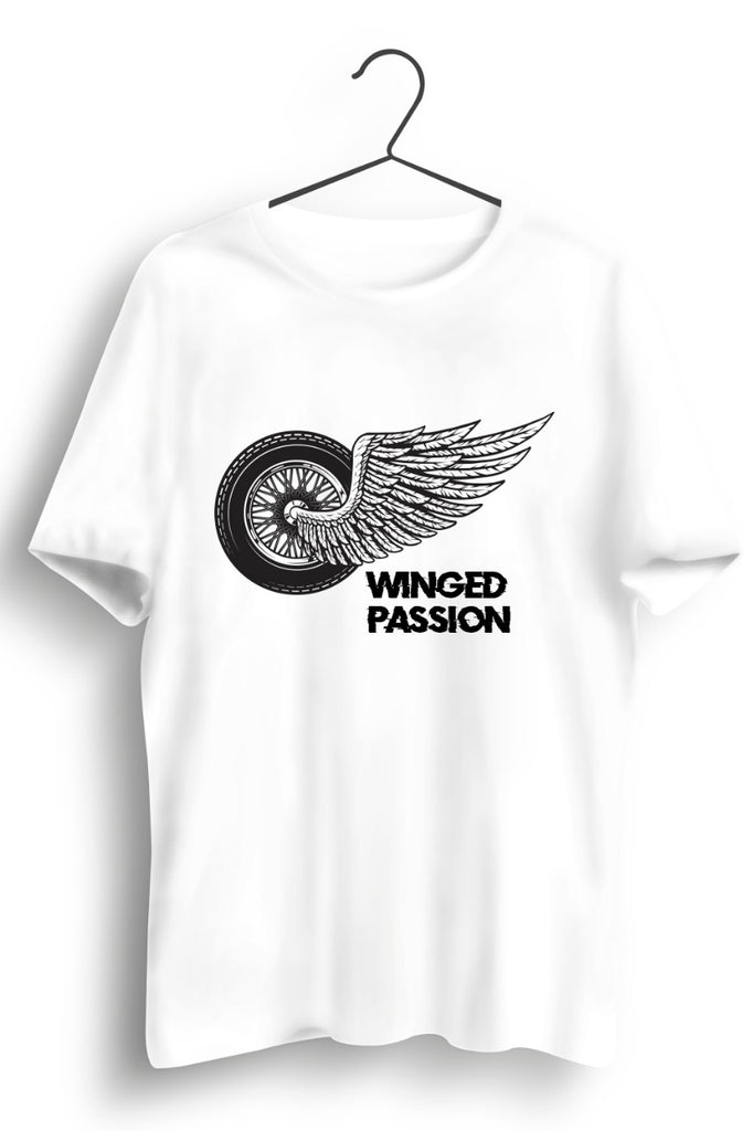 Winged Passion White Tshirt