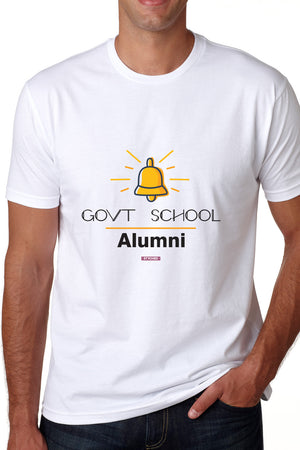 Save Govt. Schools Movement Tee - Styched In India Graphic T-Shirt White